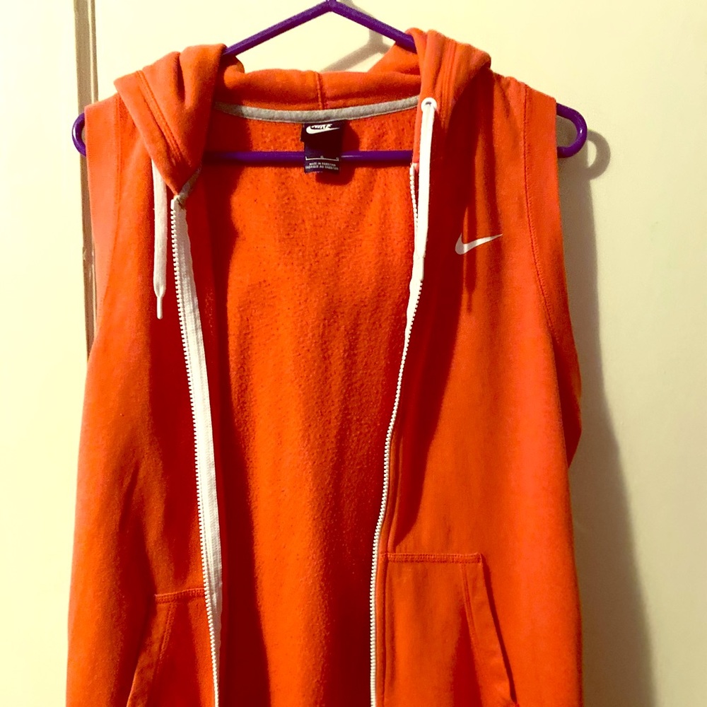 nike zip up tank sweater